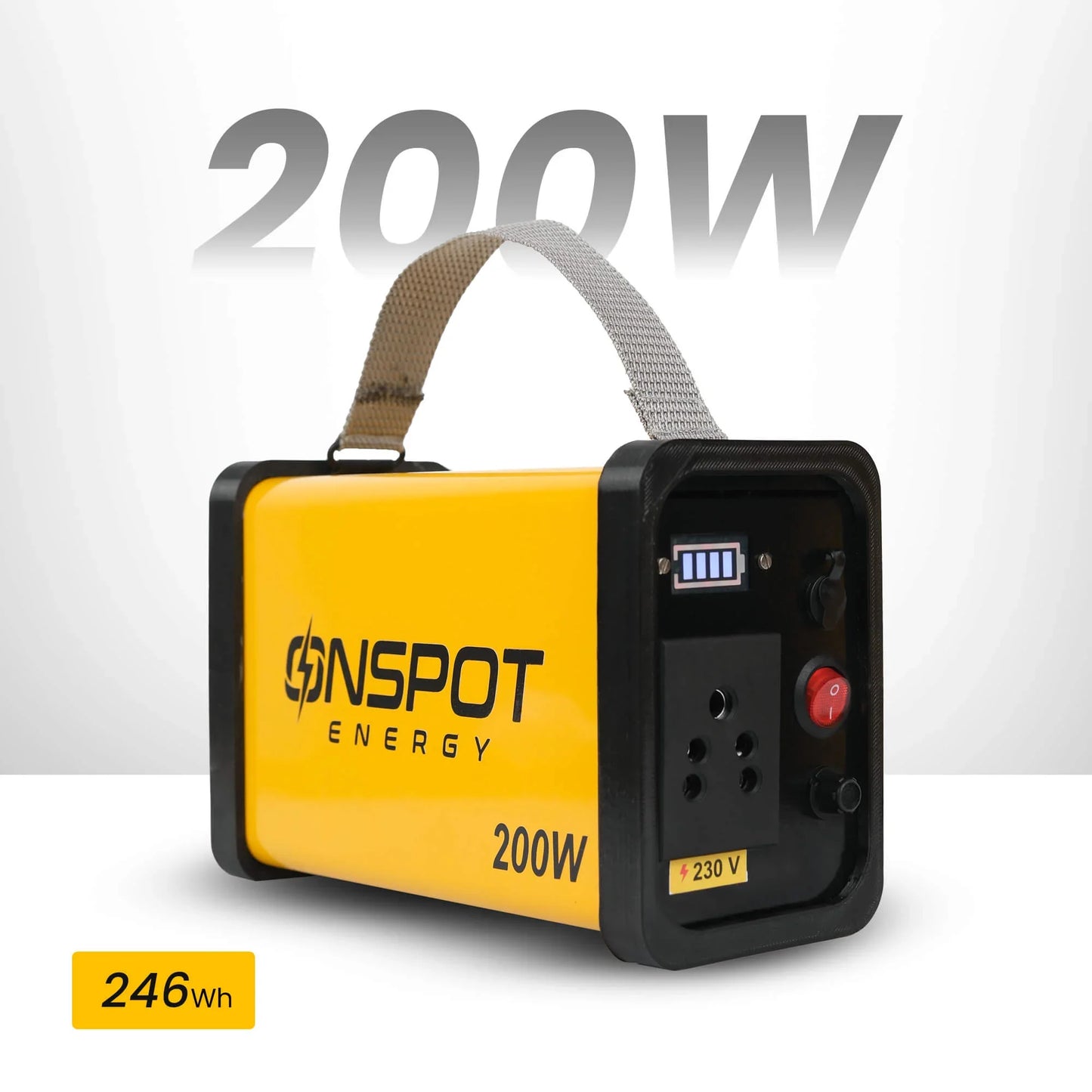 On Spot 200W Portable Power Station <br> Made in India Portable Inverter