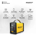 Buy best portable power station in India; Portable power station for cinematographers, caravans and trekkers; On Spot Energy power station for laptop and Wi-fi router; 200W power supply for LED, drone & mini fans; 