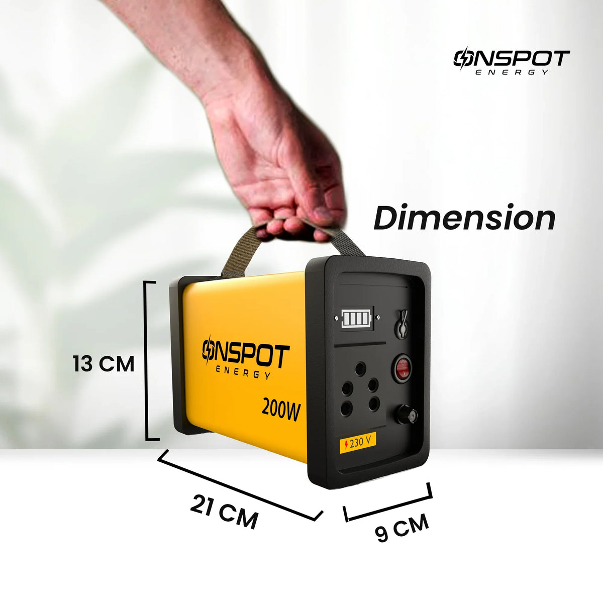 Best portable power station in India; Lightweight portable power station India; Small 200W power station 13x21x9 cm; Travel-friendly 200W power station; Portable power station easy to carry; 
