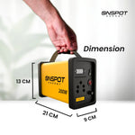 Best portable power station in India; Lightweight portable power station India; Small 200W power station 13x21x9 cm; Travel-friendly 200W power station; Portable power station easy to carry; 